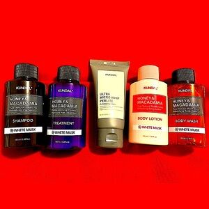 KUNDAL Pure Natural System Travel Kit for hair, body and face